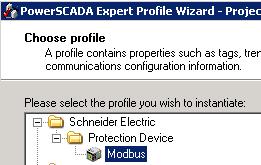 Launch the Profile Wizard and select the Create an I/O