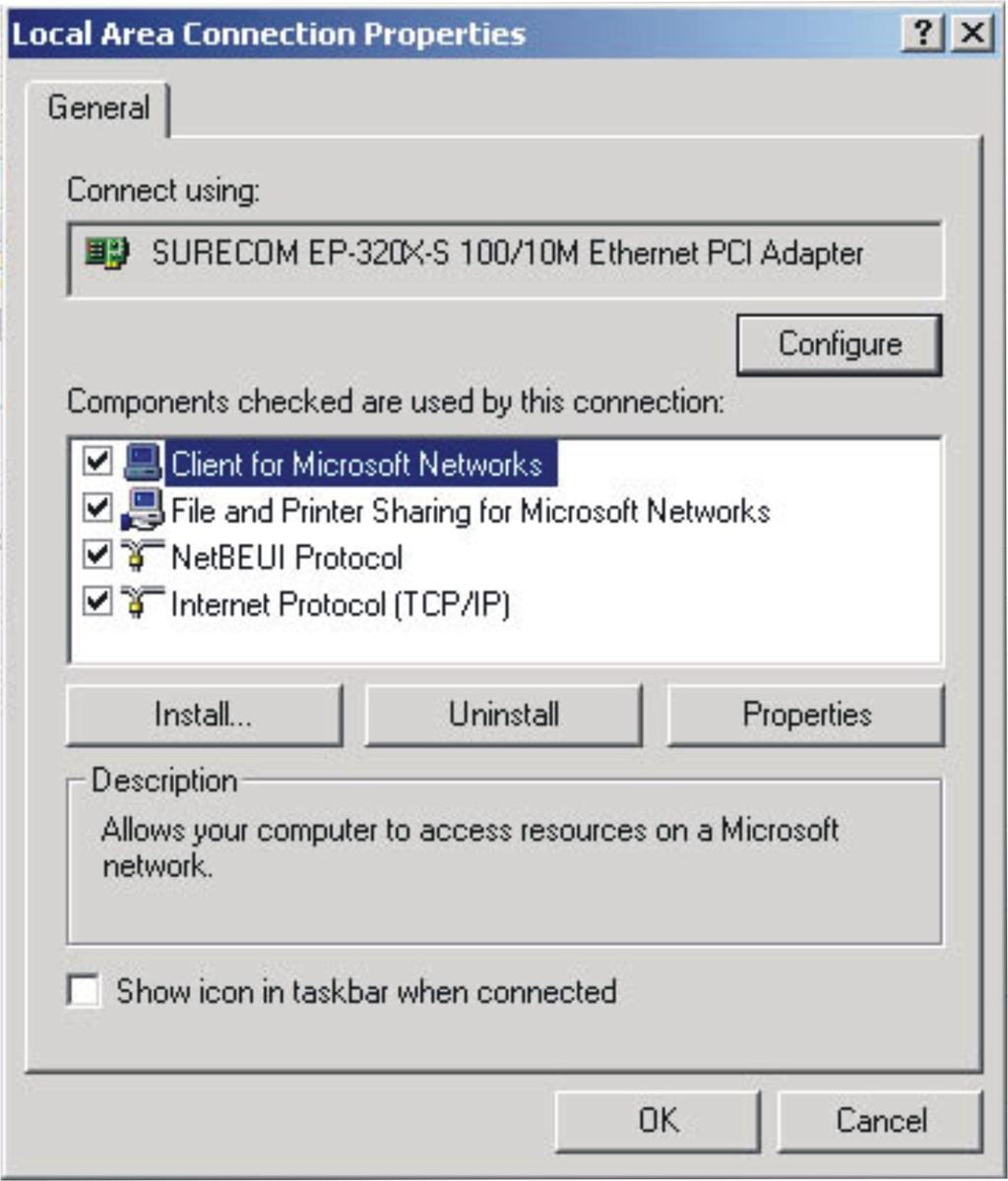 3. Click on Internet protocol (TCP/IP) then
