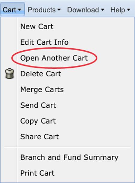 SmartCart Access and Cart Selection To access your current cart, select View Cart from the toolbar on the Midwest Tape website.