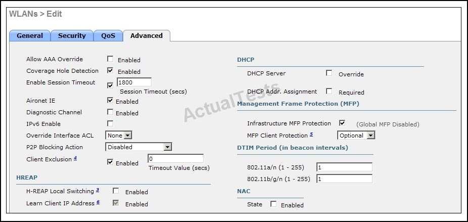 What is the effect of setting Client Exclusion to Enabled and set to a Timeout Value of 0 seconds in a Cisco WLC v7.0? A. Excluded clients must be manually removed from the excluded list. B.