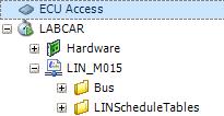 Working with LABCAR-IP ETAS 3.7.6 The LIN Module in ETAS EE This section explains how to work with a LIN module in the experiment environment ETAS EE.