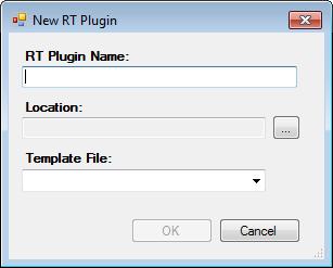 To create real-time plugin projects In the Windows Start menu, select Programs ETAS LABCAR-OPERATOR X.Y RT-Plugin Builder. The RT-Plugin Builder opens.