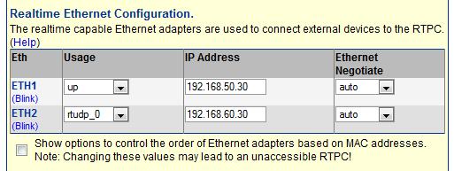 ETAS Working with LABCAR-IP To enable PTP and data connections in ETAS RTPC, proceed as follows: To configure PTP and data connection For "RTPC_PTP_MODE" select the option "hwmaster" for the