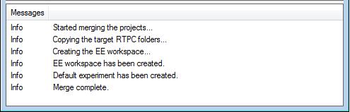 Select File Merge to generate the Multi-RTPC project.