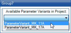 experiment at any time. In the "Instruments" window ("LABCAR Instruments" tab), select the "Parameter Variants" instrument and drag it into a layer.