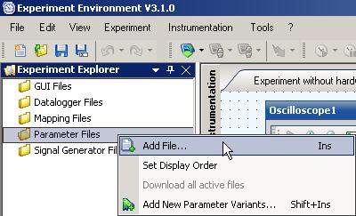 ETAS Experiment Environment - an Overview ETAS 4.7 Editing Parameter Files with LABCAR-PA LABCAR-PA (Parameterization Assistant) is used for the clear display and for editing parameter files.
