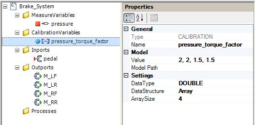 ETAS Working with LABCAR-IP To define calibration variables To define a calibration variable, right-click the "CalibrationVariables" folder. Select Add Element from the shortcut menu.