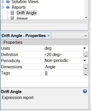 Yaw Angle Orientation Changing drift angle parametrically An expression report can
