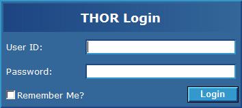 Navigation THOR THOR may be accessed at https://thor.perhdc.net/. Please note, data traffic with this website is secured via SSL encryption.