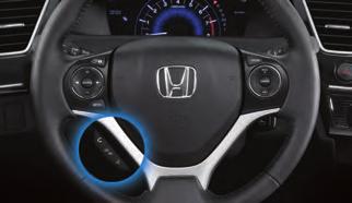 Key Functions by Voice Command Control four different systems with the steering wheel buttons and the ceiling microphone.