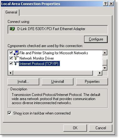 How can I assign a Static IP Address in Windows XP? Step 1 Click on Start > Control Panel > Network and Internet Connections > Network connections.