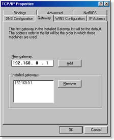 1, make your IP Address 192.168.0.X where X is between 2-99. Make sure that the number you choose is not in use on the network. Step 3 Click on the Gateway tab.