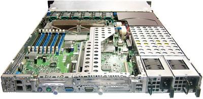 5 SCSI/SATA/SAS HDDs * Inner View Redundant Fans * Rear View 8 Memory slots Single / Redundant (optional) Power Supply