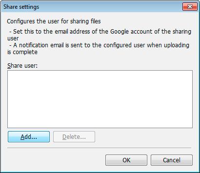 2. The Add user dialog box will be displayed.