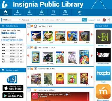 DISCOVERY LAYER Insignia Library System (ILS) empowers patrons to do much more than just search the library for books.