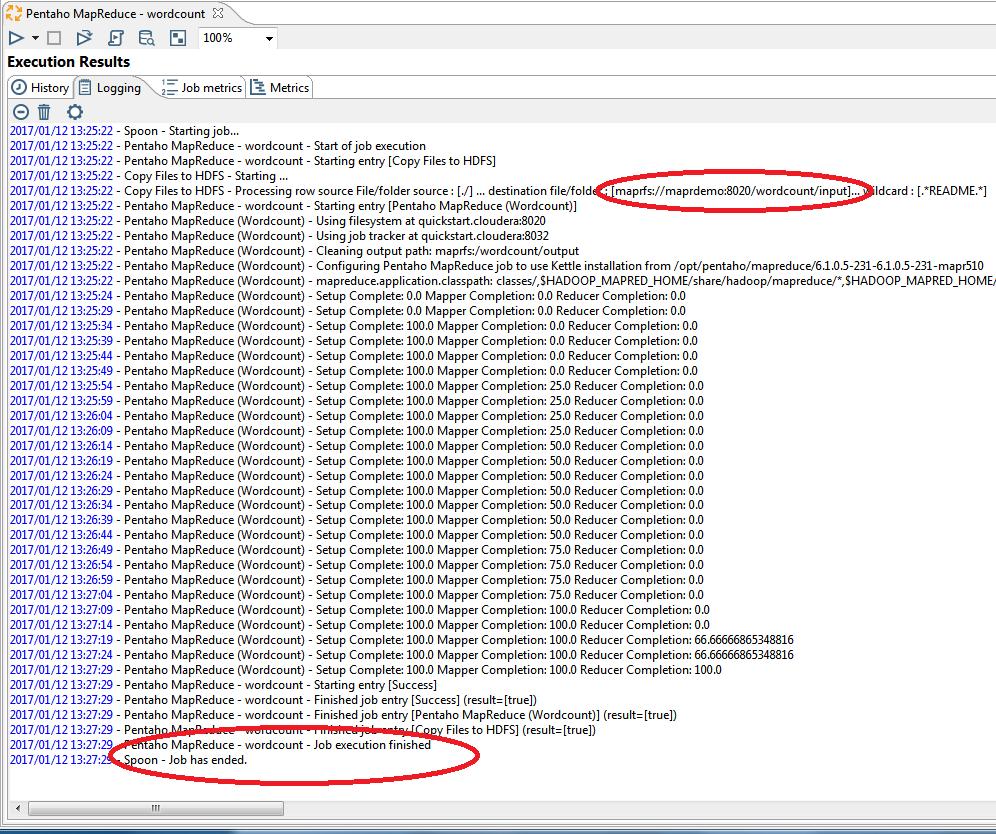 Open the mapping for Copy Files to HDFS and change the Destination File/Folder from