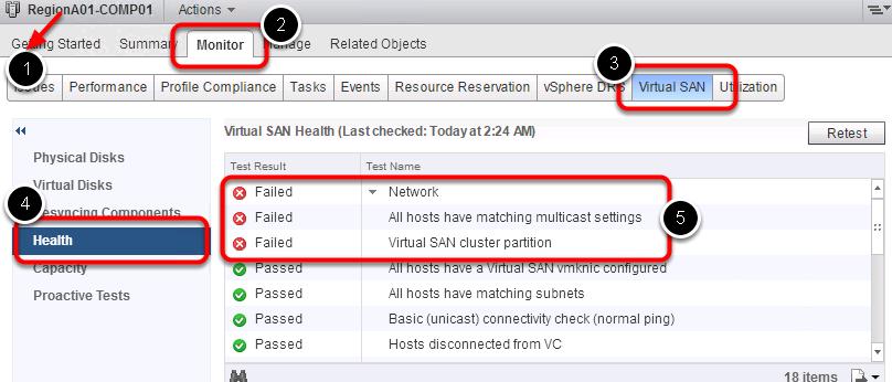Challenge 3 - Hints and Solutions Check VSAN Health Status 1.
