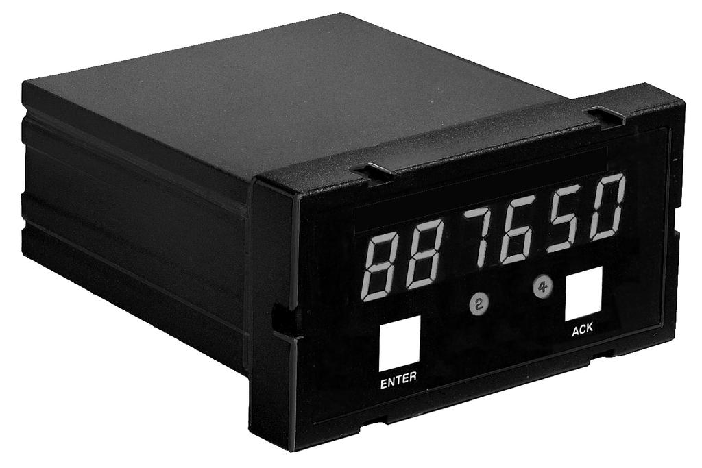 Automatic Square Root and Programmable Exponent Low-Flow Cutoff NEMA 4X, IP65 Front Panel 24 VDC Isolated Power Supply Standard on AC Models 115 VAC, 230 VAC, or 24 VDC Power Quick Preset Change