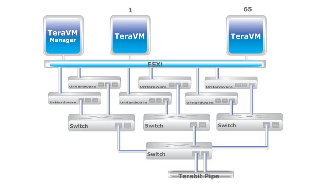 2.4. Real end point configurations in TeraVM TeraVM emulates as close to real the actual end point attempting connection with the target device, on a physical network or cloud infrastructure.