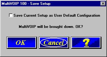 MultiVOIP Quick Start Guide 20. Click Download Setup to write the new configuration to the slave unit. The Save Setup dialog box displays. 21.