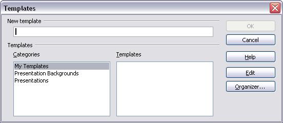 To learn more about template folders, see Organizing templates on page 13. 6) Click OK to save the new template. Figure 2.