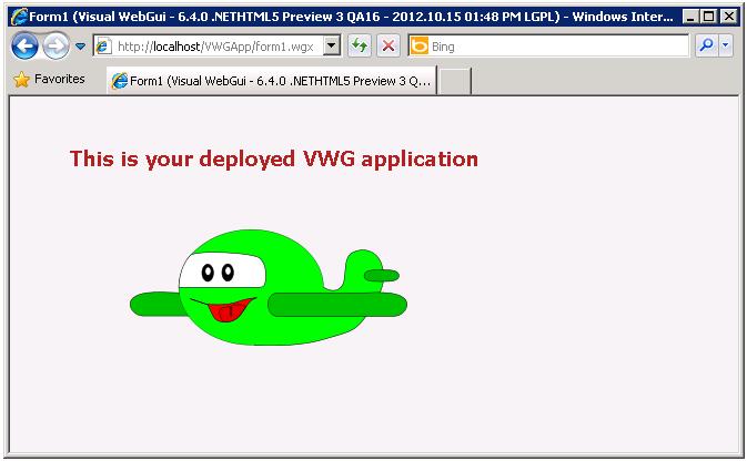 Deploying VWG Application using IIS 7.