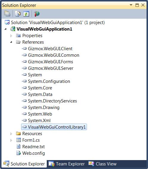 Starting to Work with VWG The selected library is