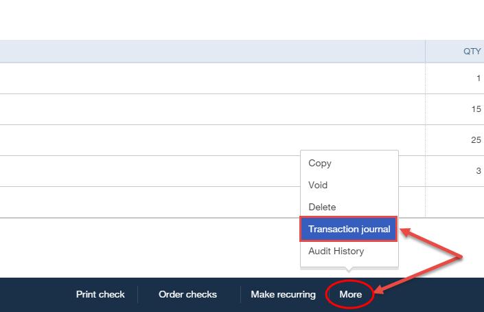 The user enters information in the form and QuickBooks Online makes the appropriate accounting entry behind the scenes.