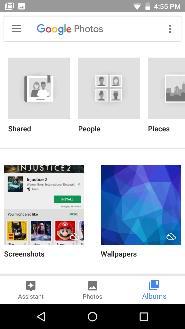 Google Photos Google photos organizes all your pictures and videos in a single application.