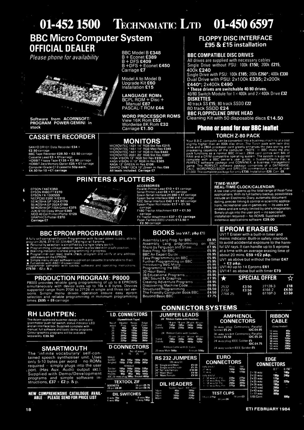 50 carriage HOBBIT Zero Memory Option 25 + 1 carriage Computer Grade Cl 2 cassette 50p each. 4.