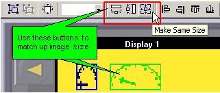HMI Element Resizing/Rotating Limitations Elements 'grow' down, and to the right.