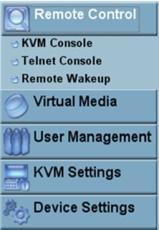 5. 4BMenu Options 5.1 26BRemote Control The Remote Console is the redirected screen, keyboard and mouse of the remote host system that IP-KVM controls.
