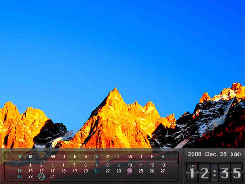 Calendar With Calendar feature, your Photo Frame becomes an attractive desktop calendar and clock that lets you set important date reminders and display your favorite photos, too.