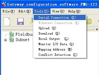 5.6.1 Serial Configuration The software automatically scan the available serial port of system, and the available