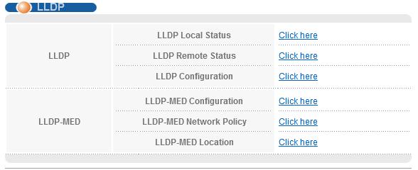 Chapter 32 Link Layer Discovery Protocol (LLDP) Figure 184 LLDP-MED Overview 32.3 LLDP Screens Click Advanced Application > LLDP in the navigation panel to display the screen as shown next.
