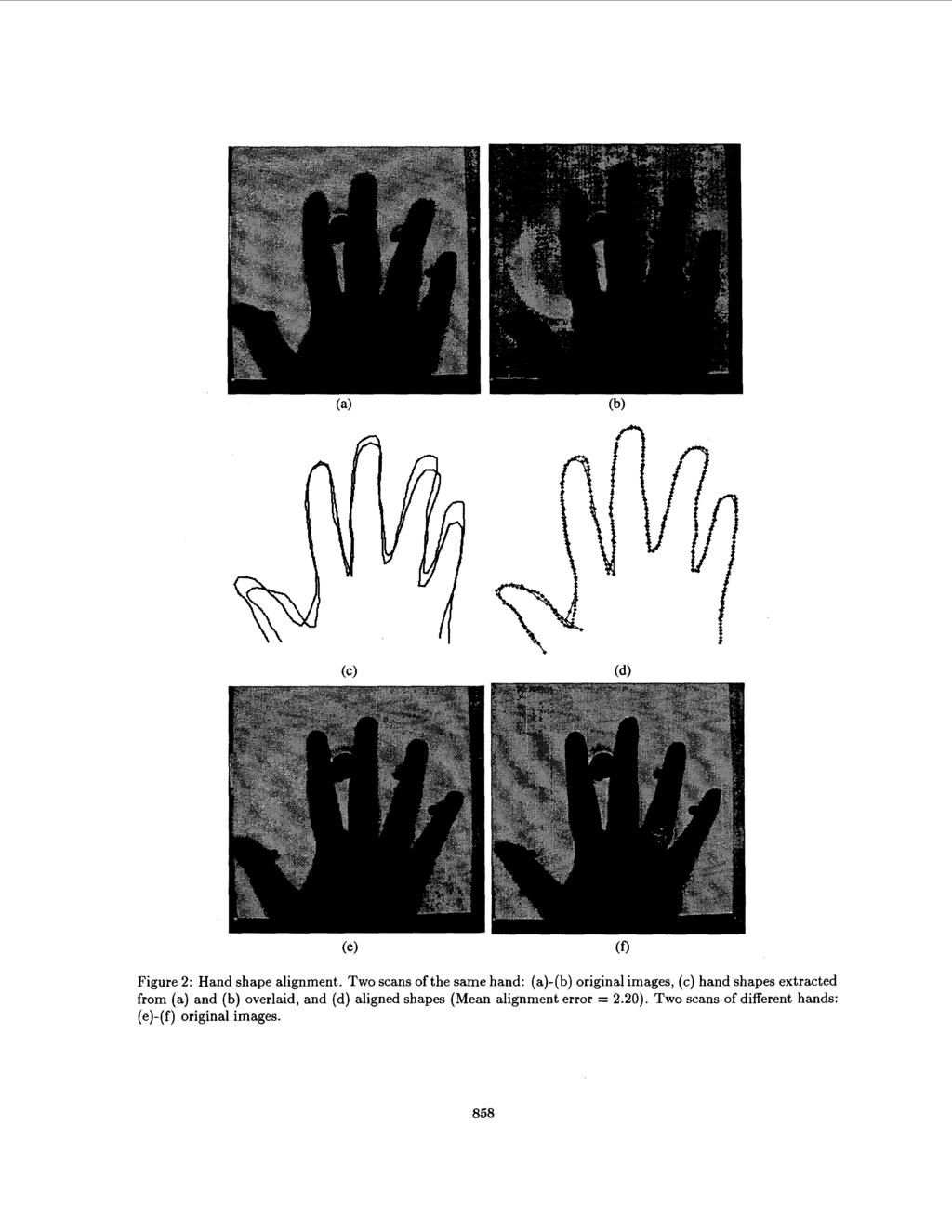Figure 2: Hand shape alignment.