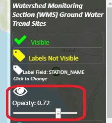 Set Layer Transparency/Opacity. You can set the opacity/transparency for a data layer on the Layer Details Panel.