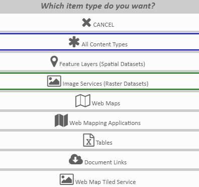 *See the Add More Data to the Map topic in this Guide to learn how to get to the Add Data tool. The Filter tool buttons are just below the Search Box.