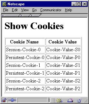 Cookie Example - Netscape persistent cookies # Netscape HTTP Cookie File all cookies # http://www.netscape.com/newsref/std/cookie_spec.