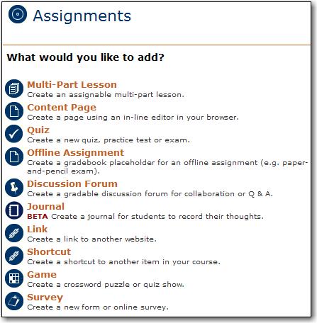 13 Adding and Assigning Your Own Resources You may add your own content to several different sections of the EnviroPortal, including the Assignment Center the Resources area, and the ebook.