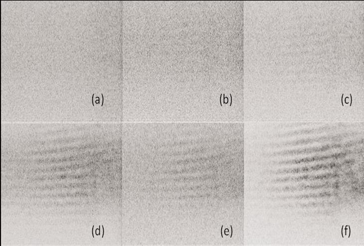 9 Images with (a) and without (b) which path information And with increasing of exposure time, the interference patterns are showed in Fig. 10.