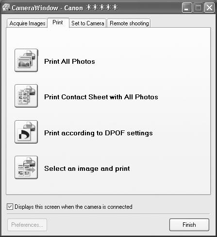 3 Click one of the 4 printing methods. 4 Specify the print settings and click [Print].