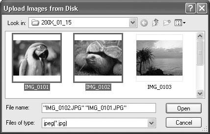 Adding Still Images to the Memory Card in the Camcorder You can add still images (JPEG) from the computer to a memory card in the camcorder.