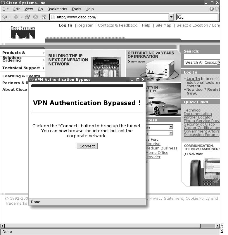 Authentication Bypass 2007 Cisco Systems, Inc. All rights reserved. SNRS v2.