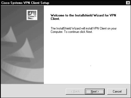 Install Cisco VPN Client This section describes how to install a Cisco VPN Client on a computer. Install Cisco VPN Client 2007 Cisco Systems, Inc. All rights reserved. SNRS v2.