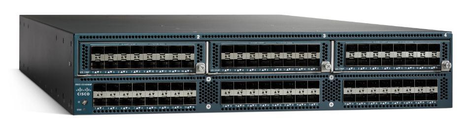 UCS 6296 Fabric Interconnect Customer benefits Higher density and performance Unified ports Feature details High density, 96 ports in 2RU 48 fixed unified ports and 3 expansion
