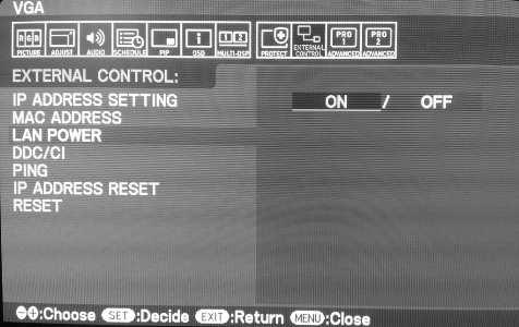 2. Turn off the main power to the monitor. 3.
