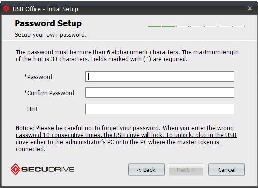 Setting up the Password and Logging In At your first use of the product, you should set up your login password