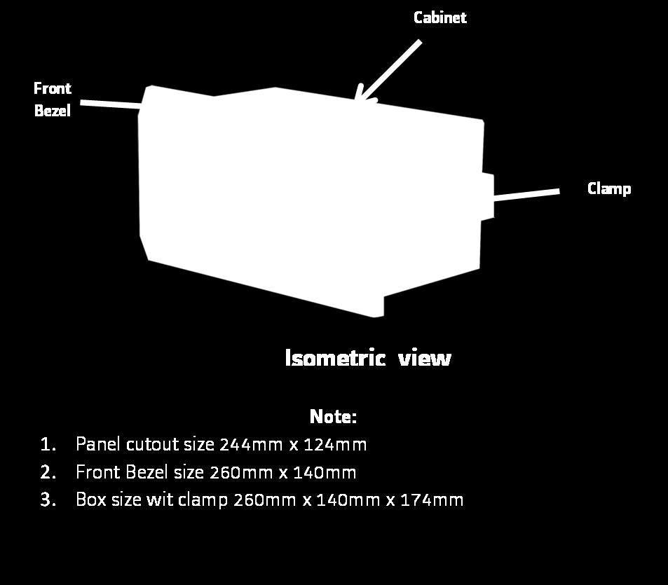 0mm x 174mm P50008ENa Figure 10: Case dimensions 2.