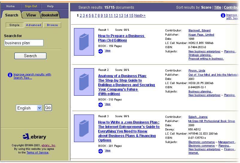 II. Discover ebrary offers a number of different searching options from within the ebrary Reader that allow you to Discover the information you need quickly, easily and efficiently.